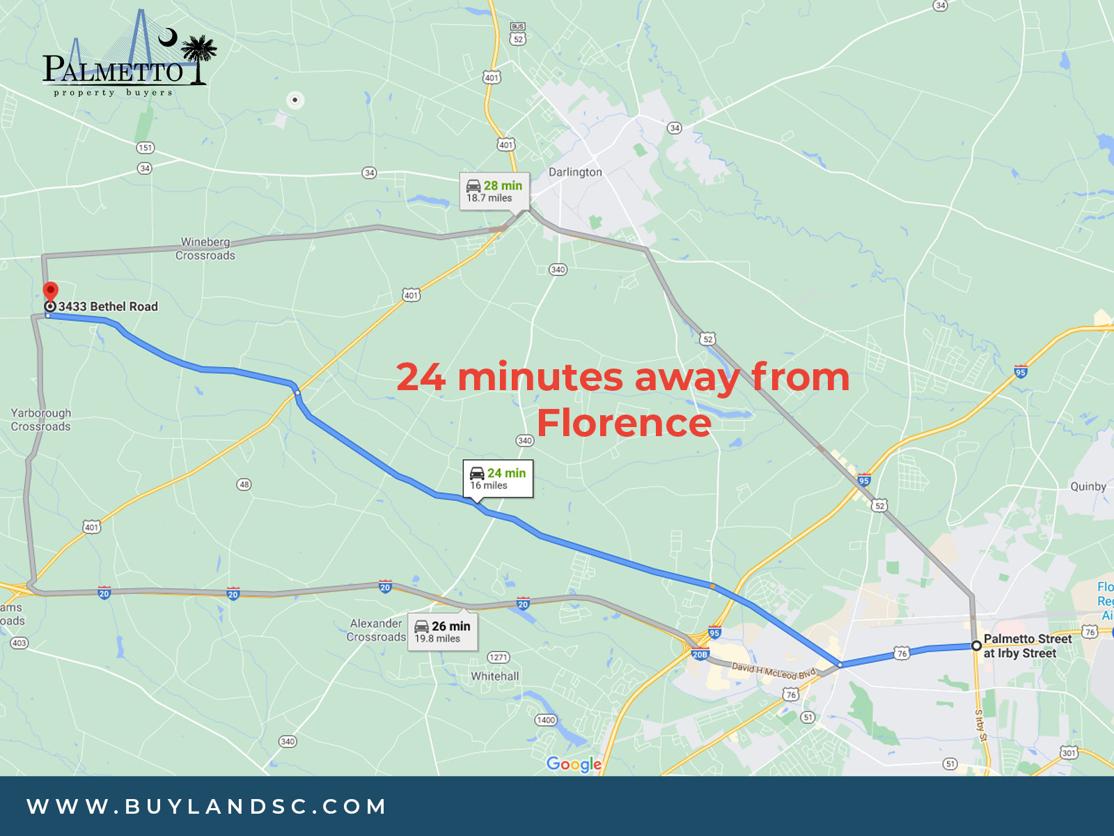 1 2 Acres RAW LAND On Bethel Rd Tax Map 084 00 02 013 Darlington County Palmetto Property Buyers LLC