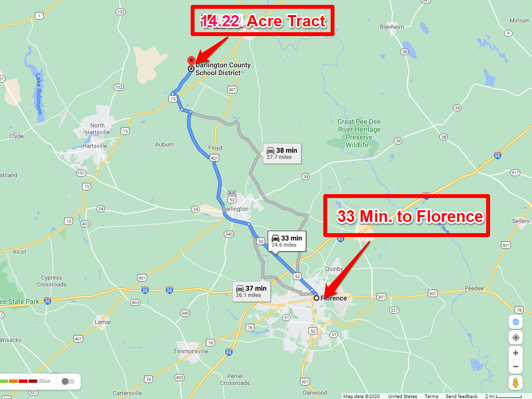 14 33 Acres RAW LAND On New Hopewell Rd Tax Map 117 00 01 038 Darlington County Palmetto Property Buyers LLC