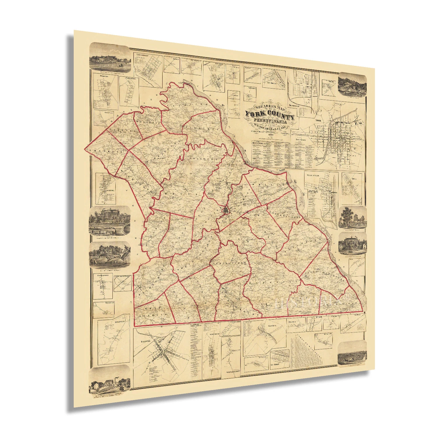 map of york county pa map of york county pa