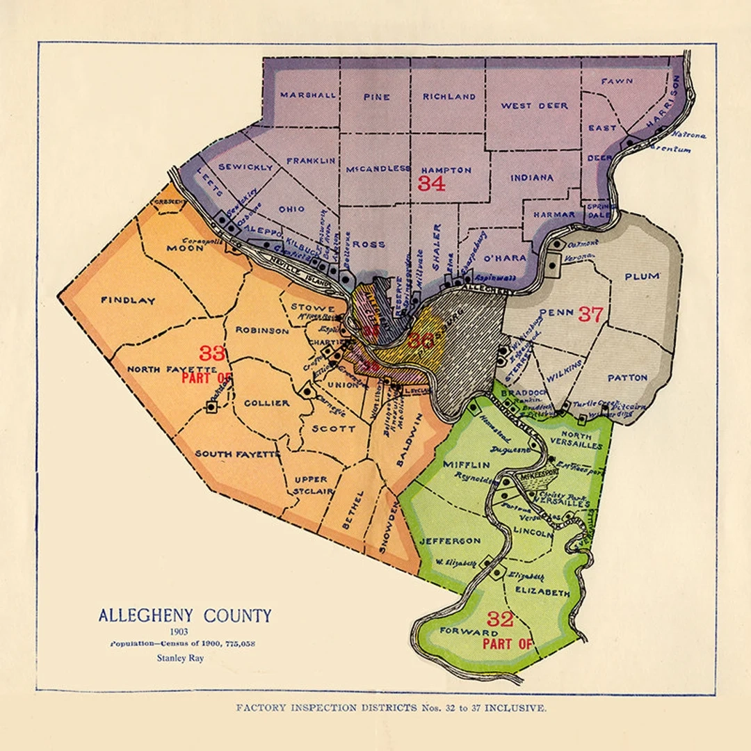 allegheny county map pa