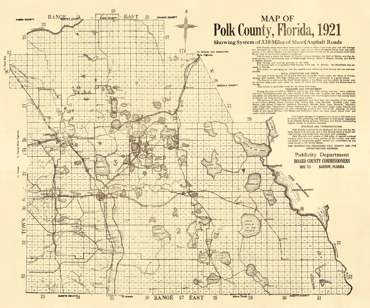 polk county fl map