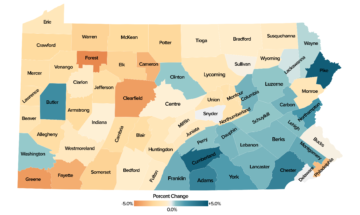 2023 Pennsylvania County Total Population Estimates Released PSATS Main
