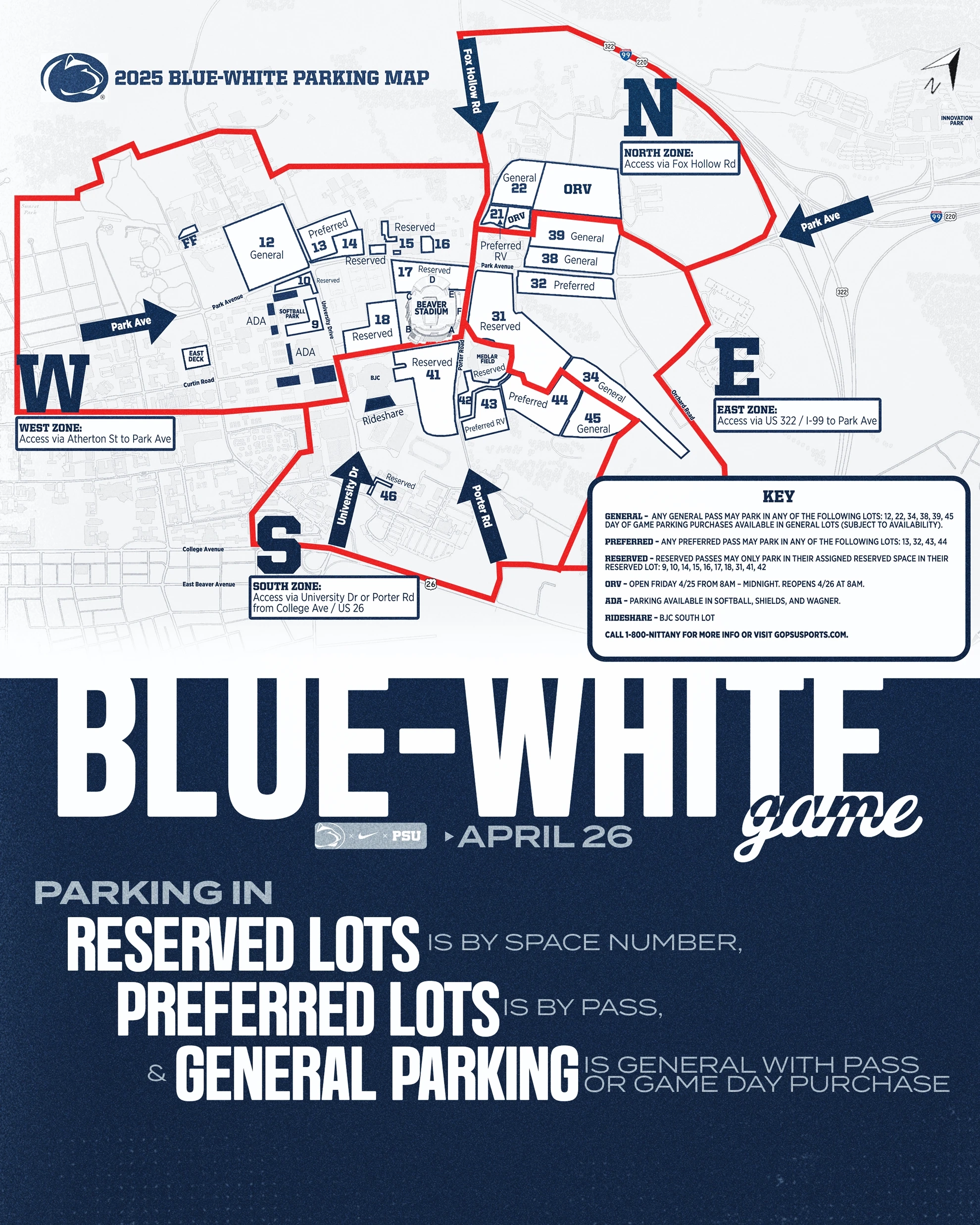 2025 Blue White Central Penn State Official Athletics Website