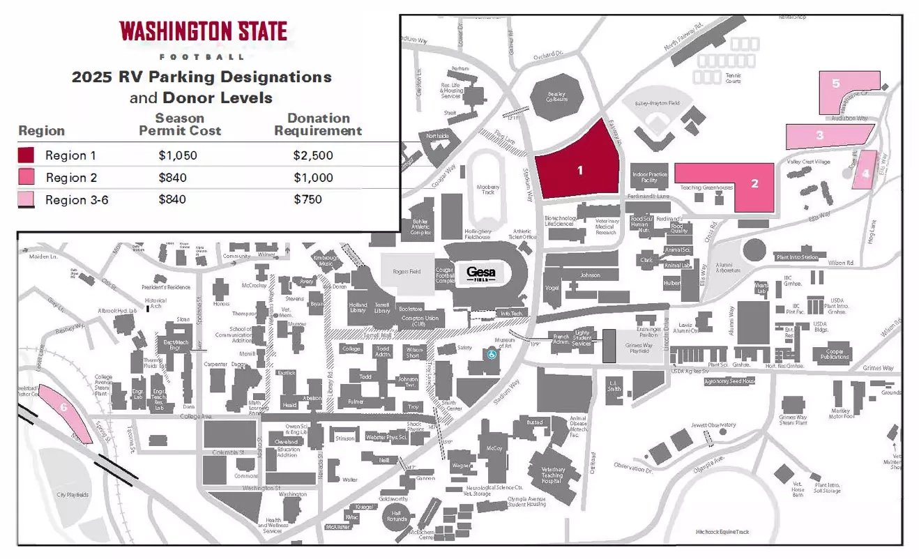 2026 Football Ticket Parking Information Washington State University Athletics 2026 Football Ticket Parking Information Washington State University Athletics
