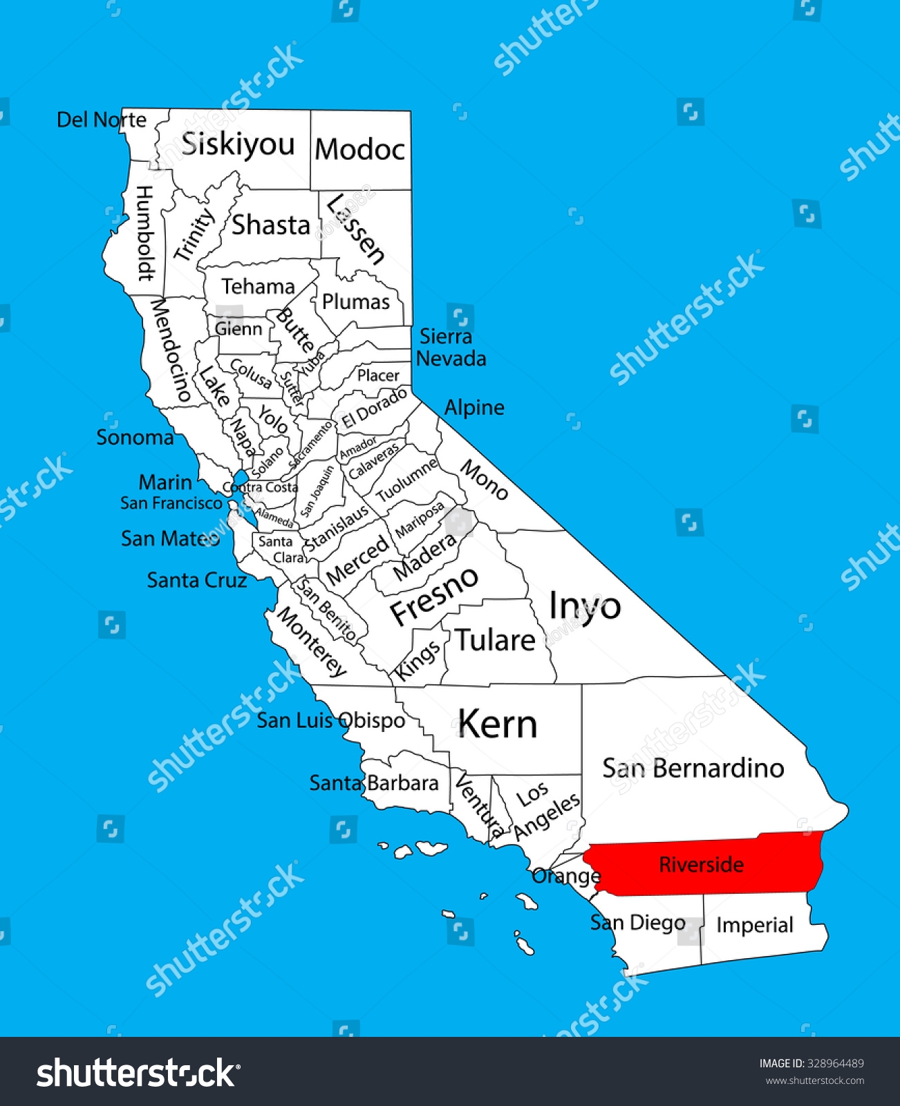 33 Riverside County Ca Map Royalty Free Images Stock Photos Pictures Shutterstock