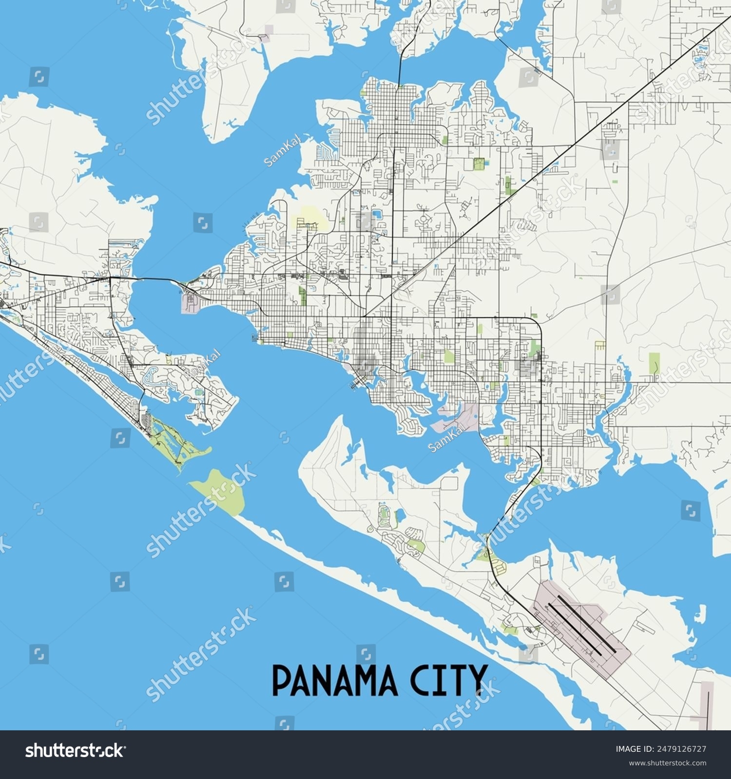 map of panama city fl map of panama city fl