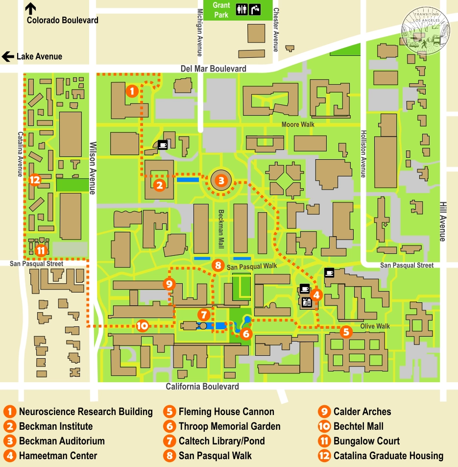 A Walking Tour Of Caltech Transiting Los Angeles