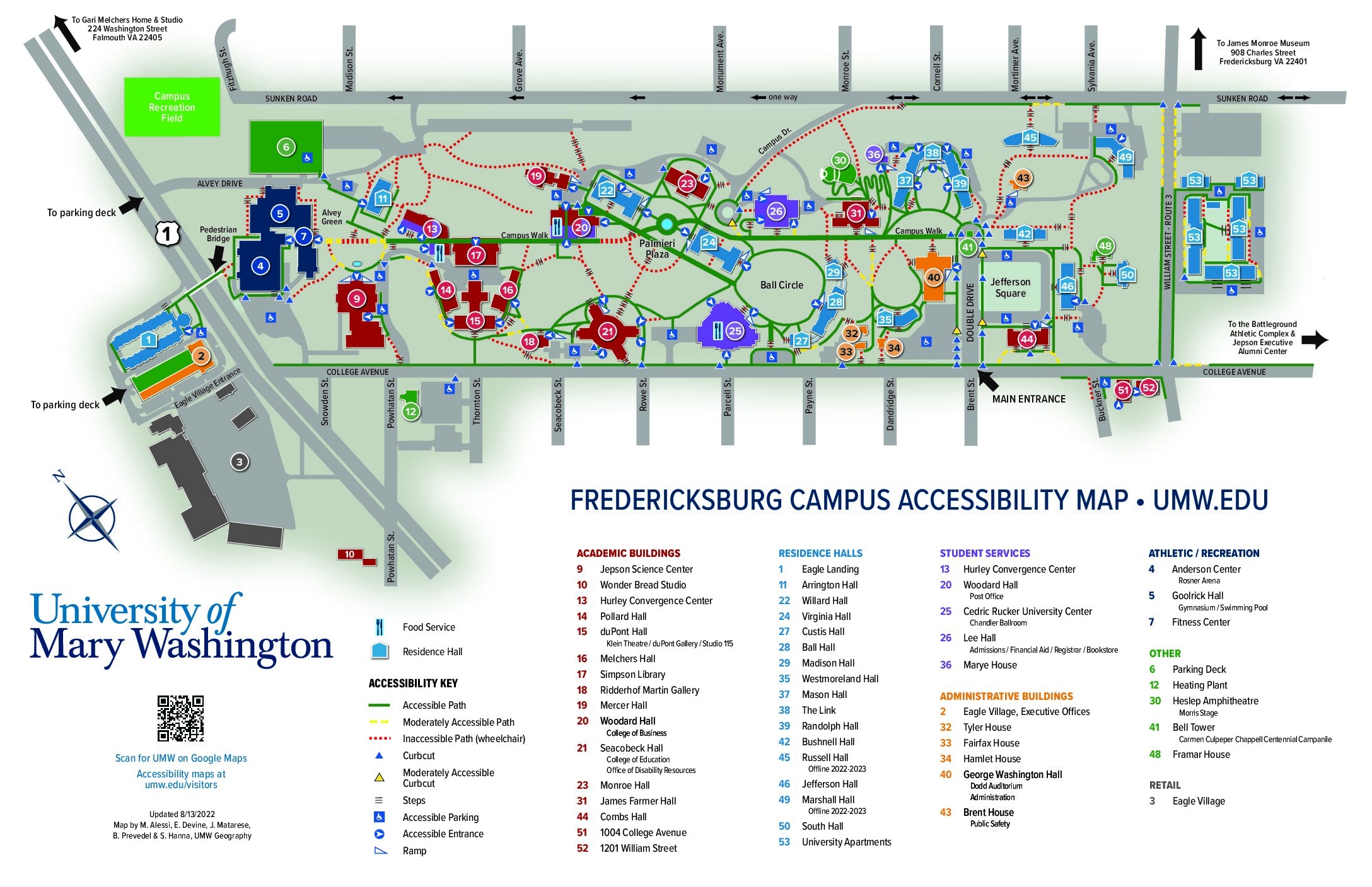 Accessibilitymap main campus 8 29 2019 1 1 Maps And Directions Accessibilitymap main campus 8 29 2019 1 1 Maps And Directions