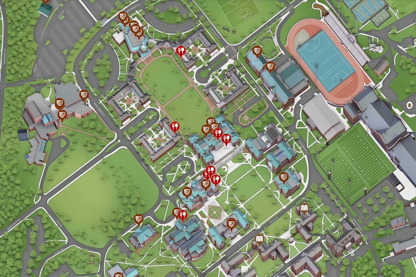 Activities Map Accepted Students Wake Forest University Activities Map Accepted Students Wake Forest University