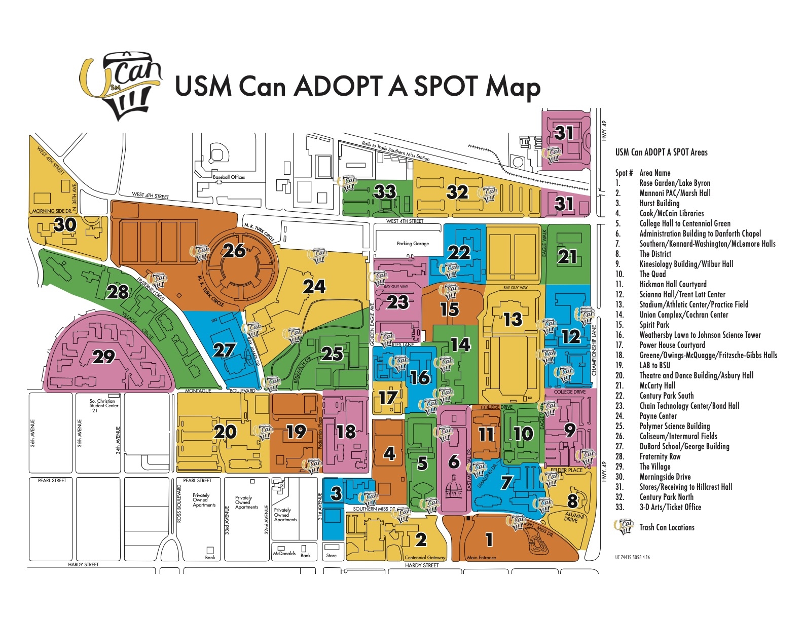 Adopt A Spot Campus Cleanup At Your Own Pace Sharing Luckyday