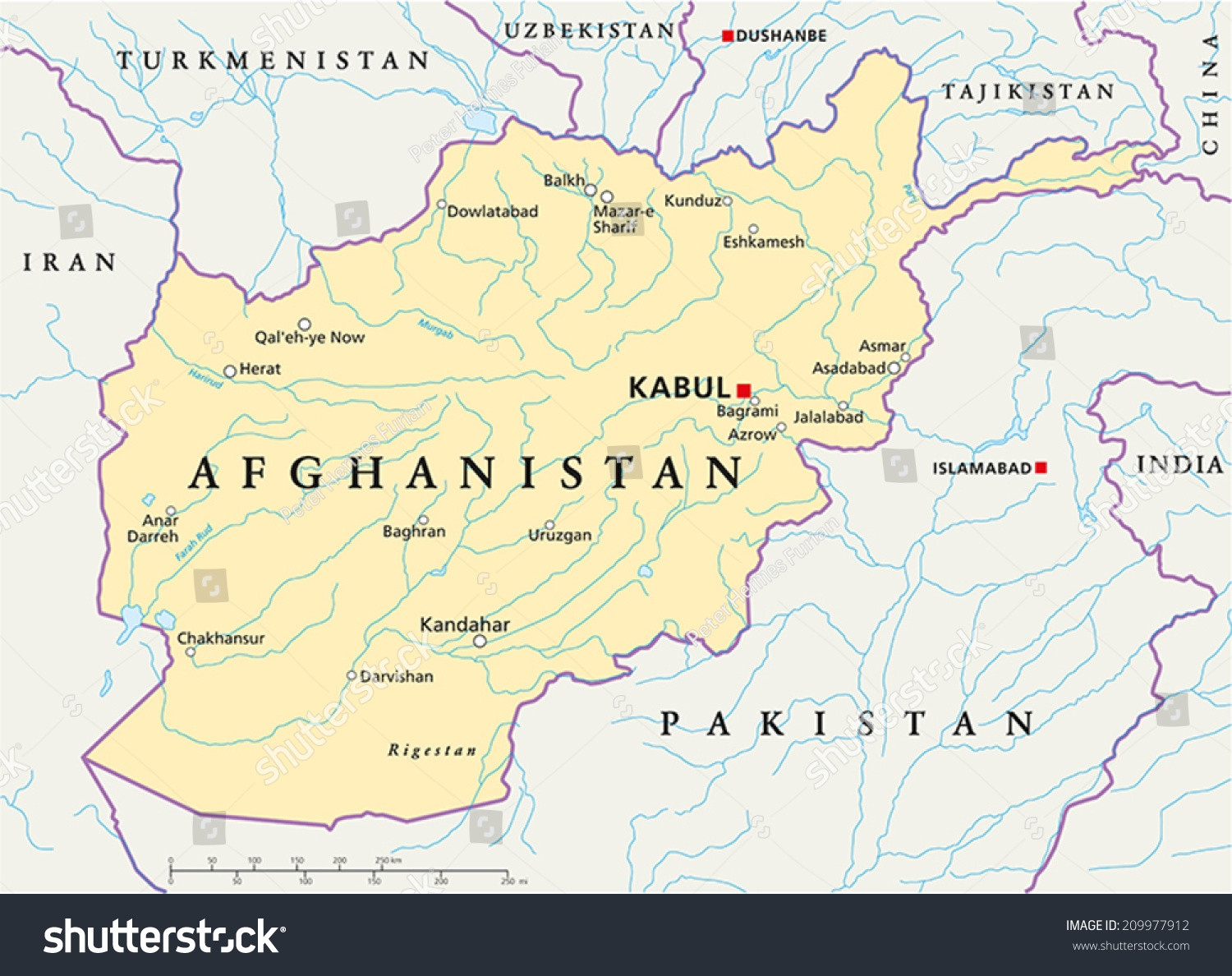 kabul afghanistan map city