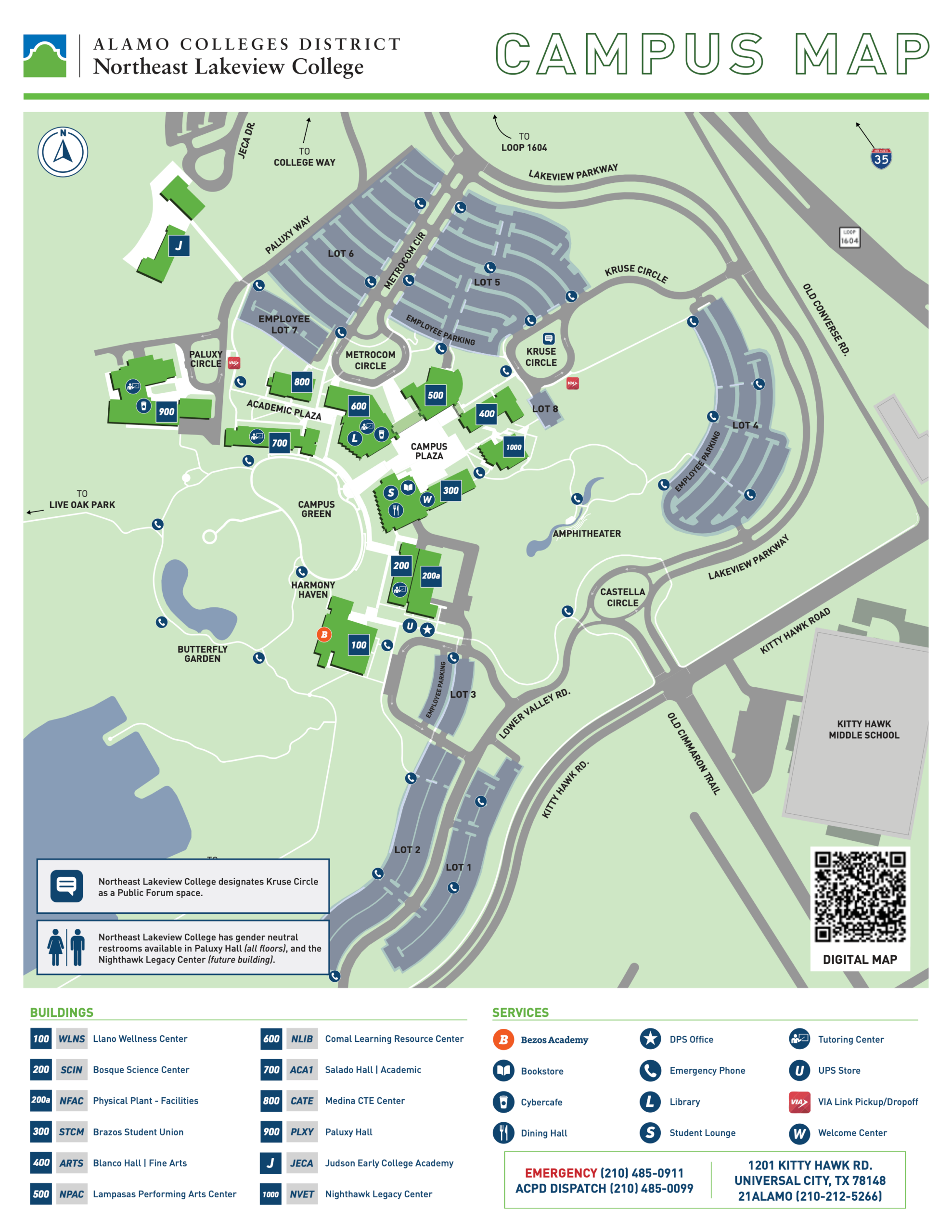 Alamo Colleges NLC Campus Map