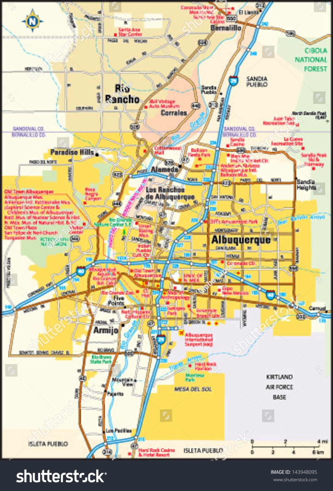 albuquerque city map albuquerque city map