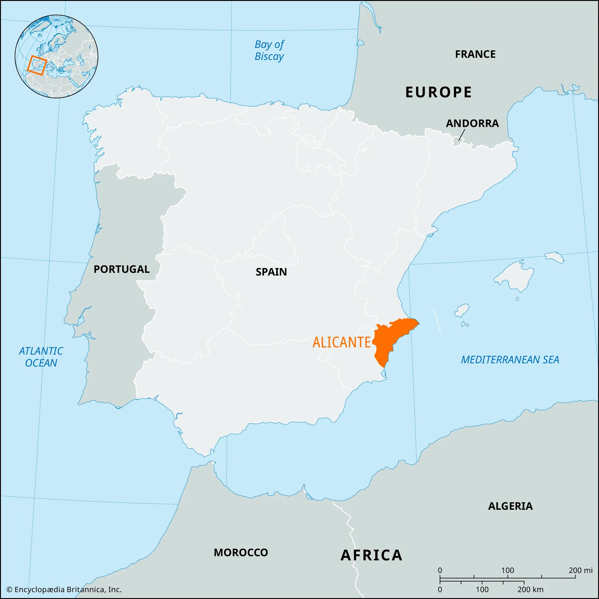 map alicante city