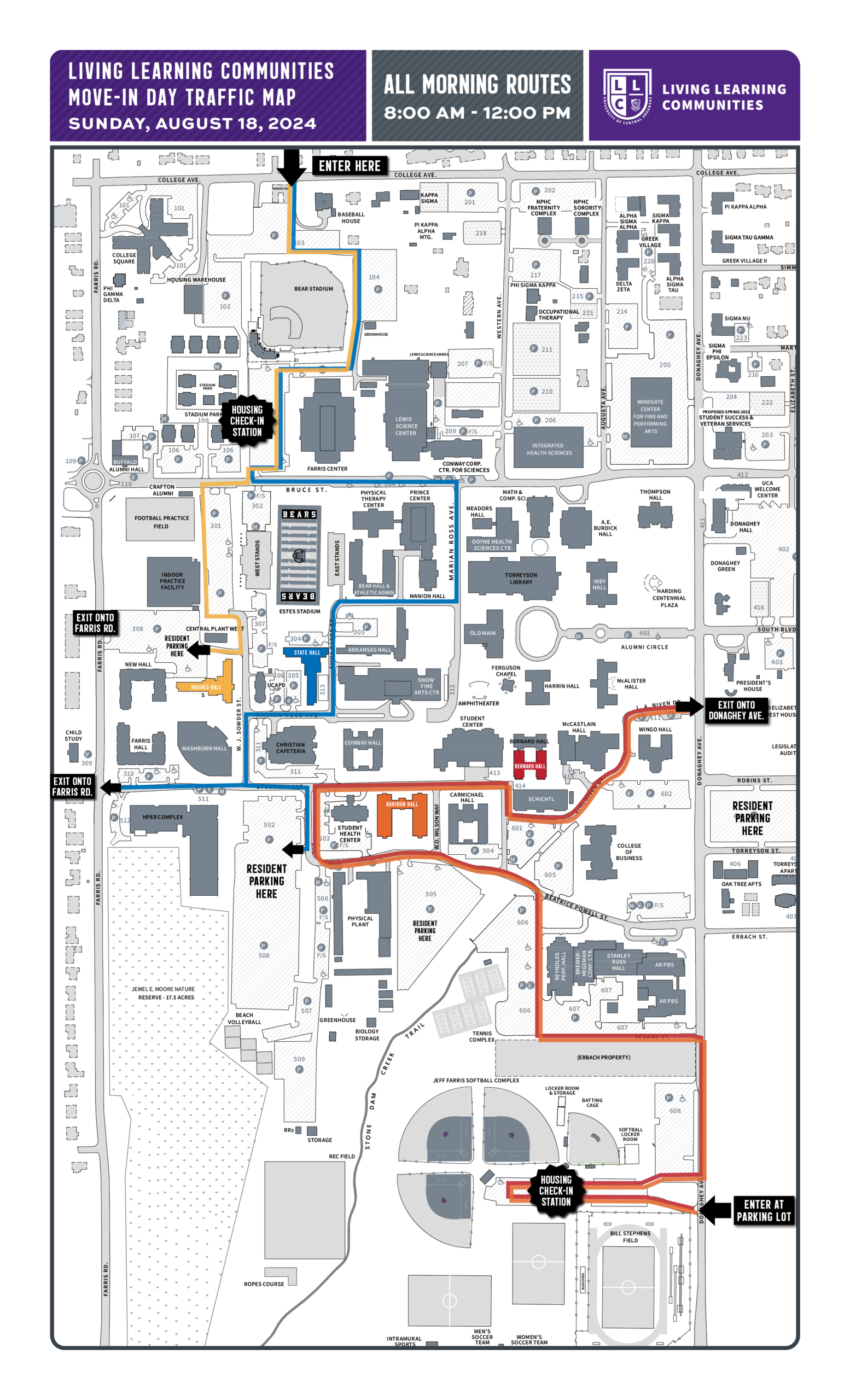 AM PM Combined Move In Day Maps