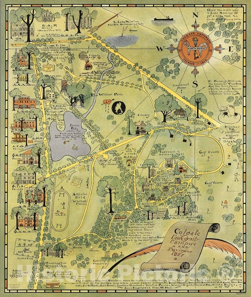 Amazon Historic Map Colgate University Campus And Environs 1927 1927 Vintage Wall Art 24in X 30in Posters Prints Amazon Historic Map Colgate University Campus And Environs 1927 1927 Vintage Wall Art 24in X 30in Posters Prints