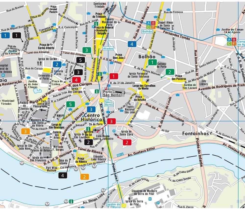 Amazon Porto 1 15 000 City Pocket The Big Five FB Map English German And Spanish Edition 9783707918489 FREYTAG Brendt Books