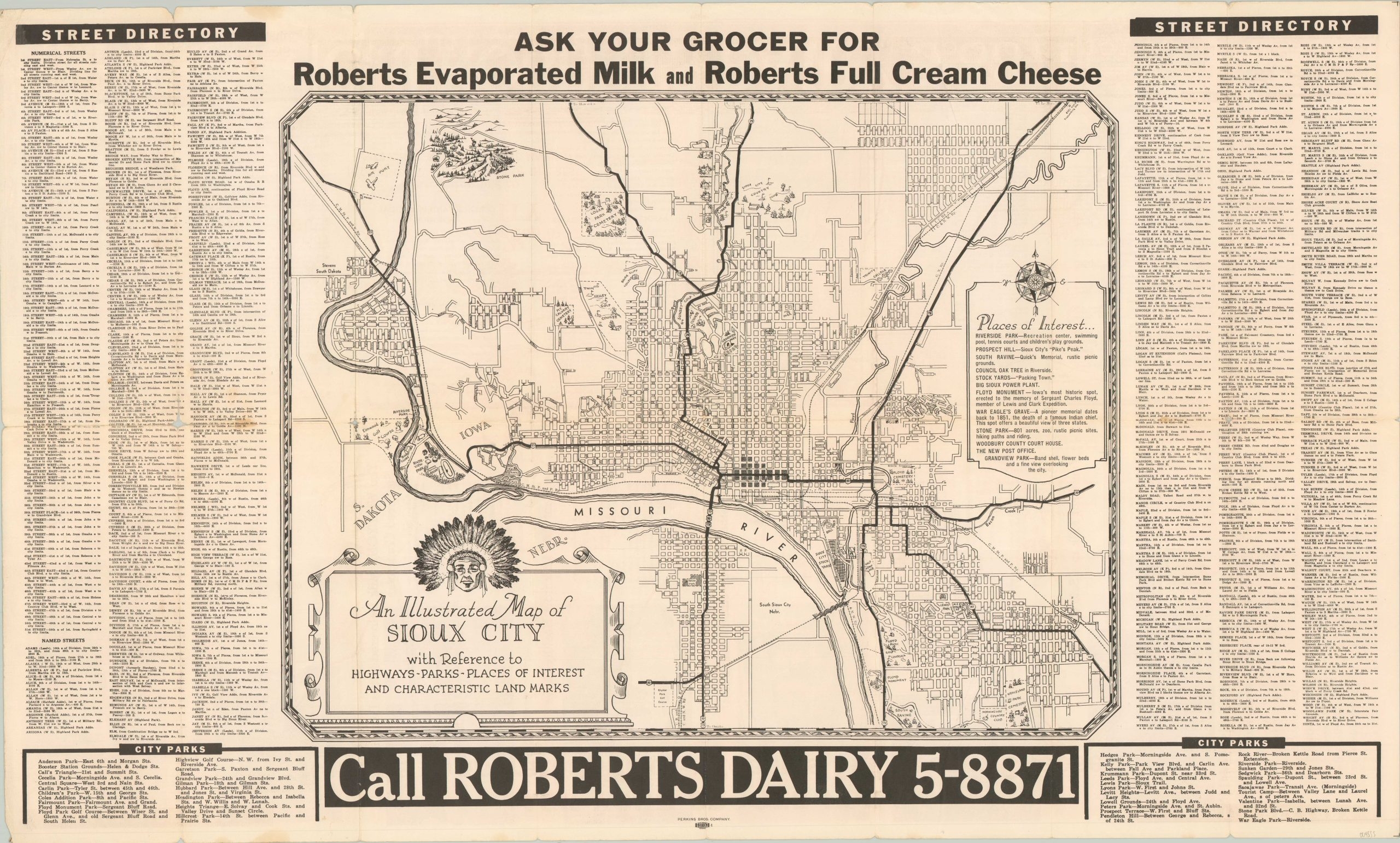 An Illustrated Map Of Sioux City Curtis Wright Maps An Illustrated Map Of Sioux City Curtis Wright Maps