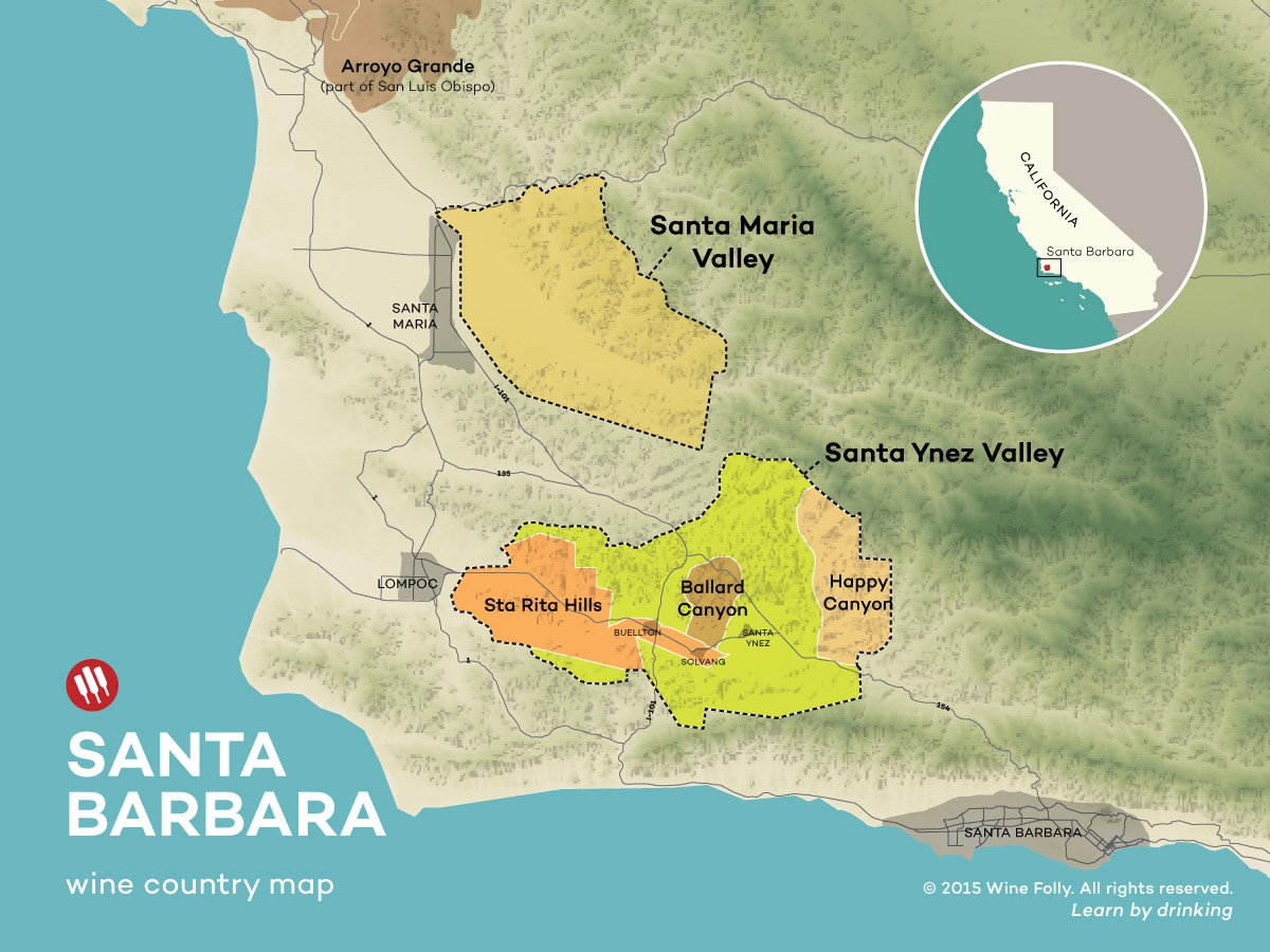 An Introduction To Santa Barbara Wine Country Wine Folly