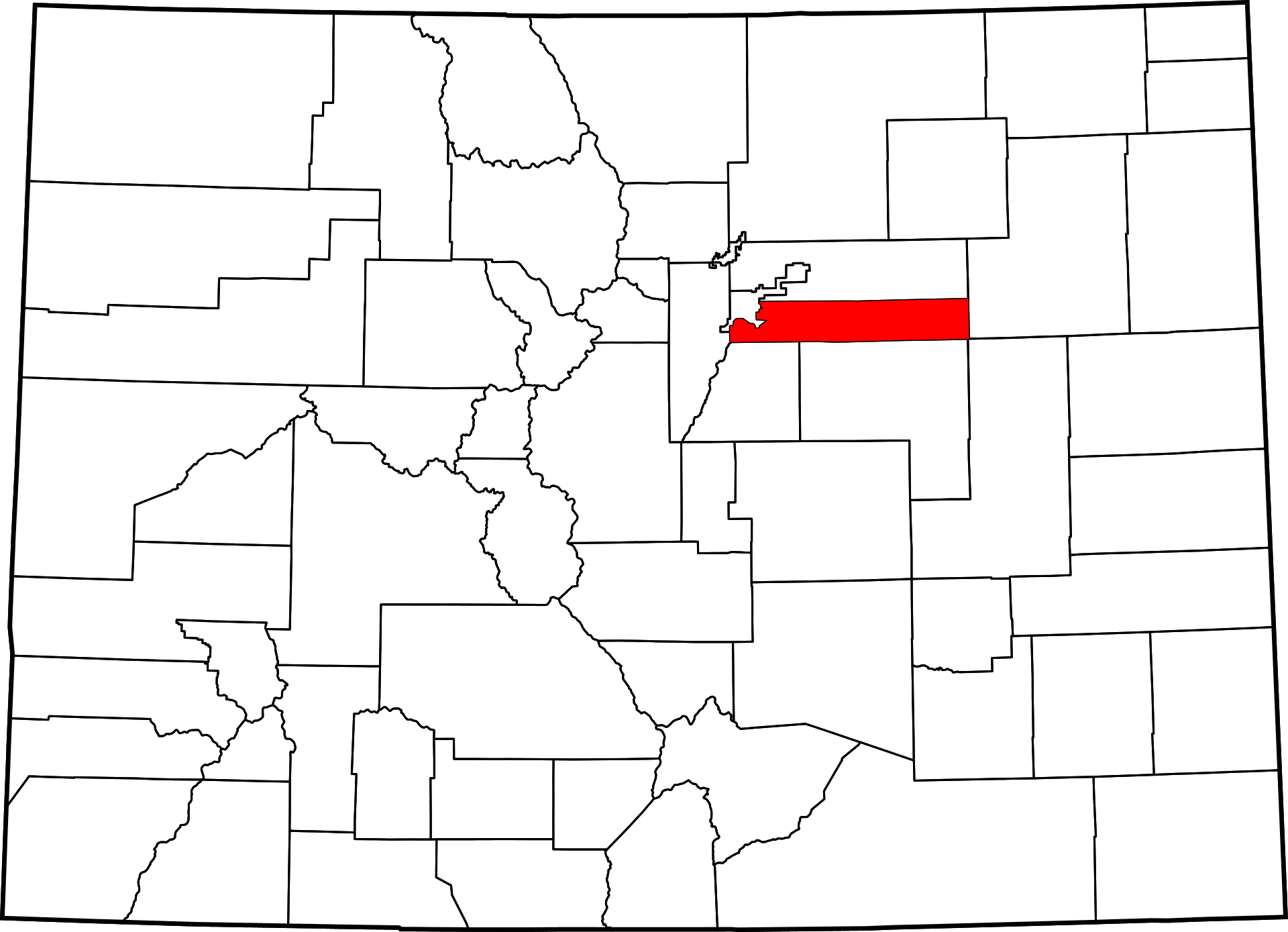 Arapahoe County Colorado Map And Towns Uncover Colorado