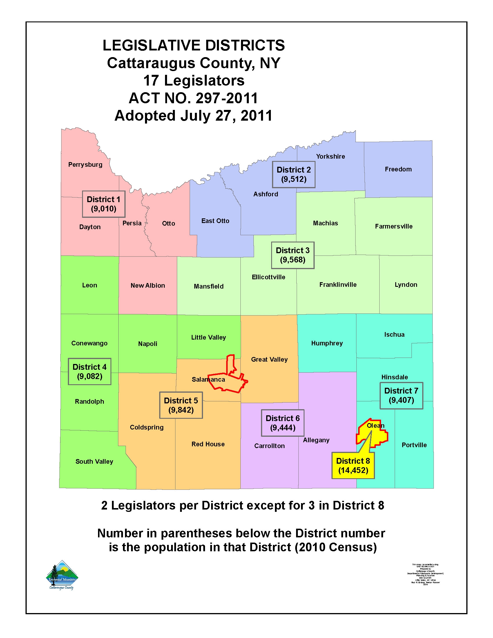 Archived Legislative Districts In Cattaraugus County Cattaraugus County Website