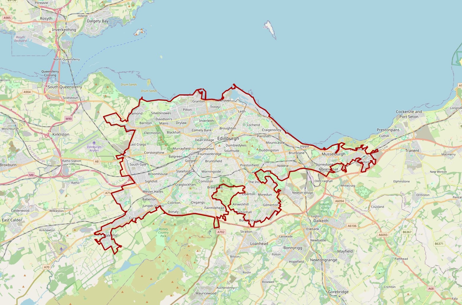 Areas Of Edinburgh Wikipedia Areas Of Edinburgh Wikipedia