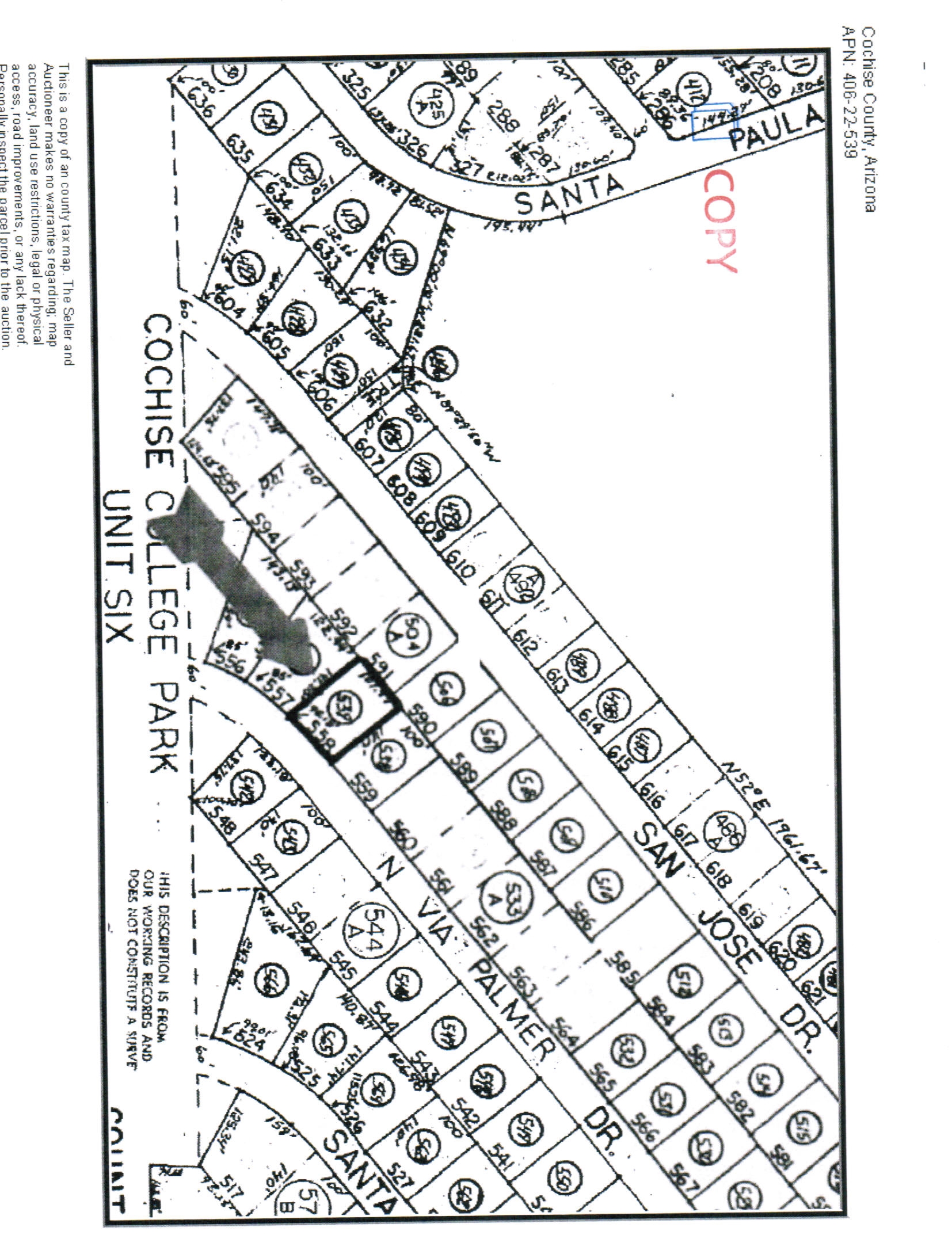 Arizona Land Company Land For Sale In Cochise County Arizona APN 406 22 539 Arizona Land Company Land For Sale In Cochise County Arizona APN 406 22 539