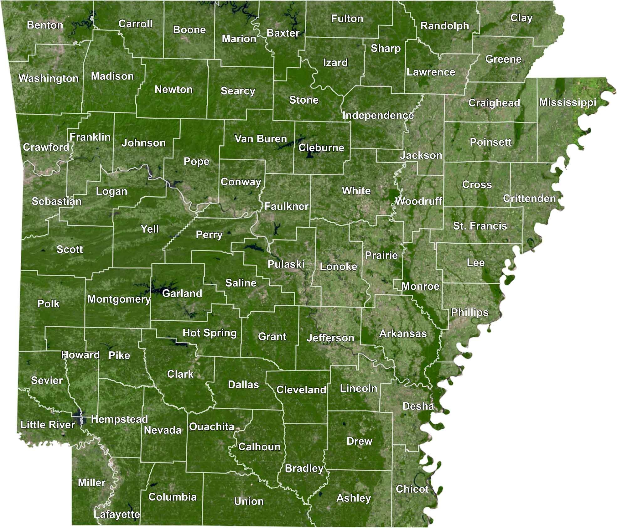 arkansas map of counties arkansas map of counties