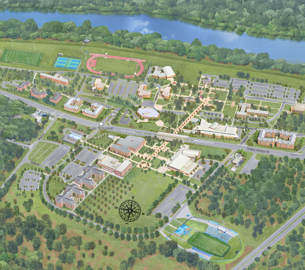 university at albany campus map