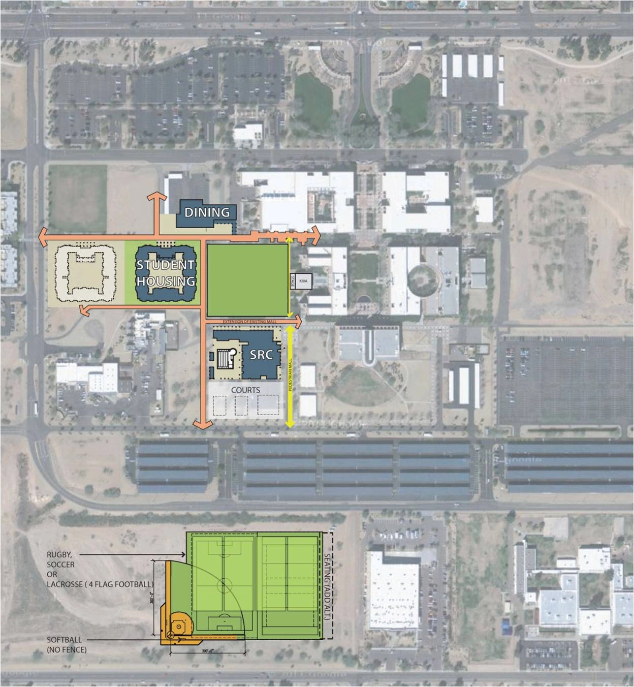 ASU West Student Recreation Center Architekton