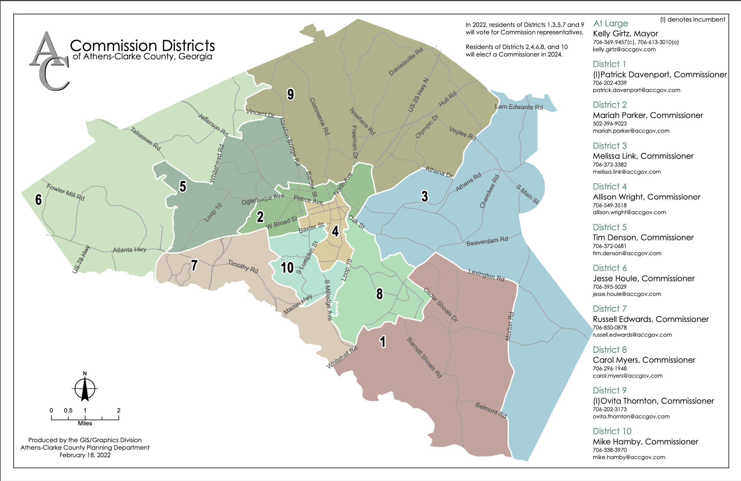 Athens Clarke County Commission Districts Face Change In 2023 Grady Newsource