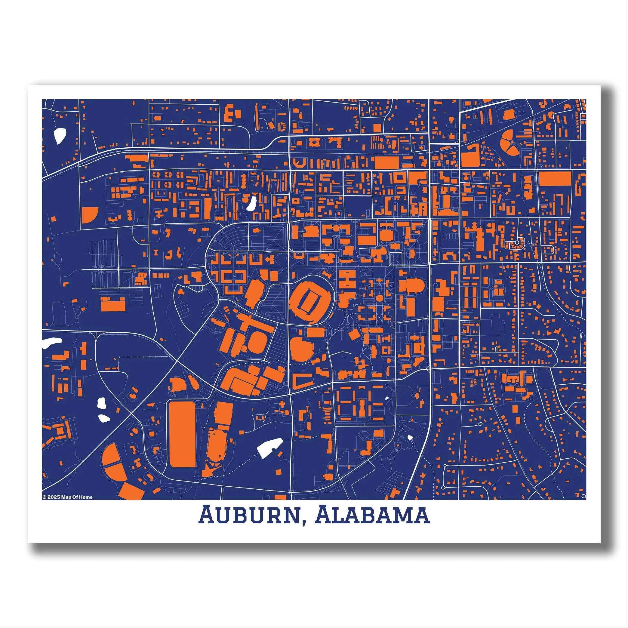 auburn campus map