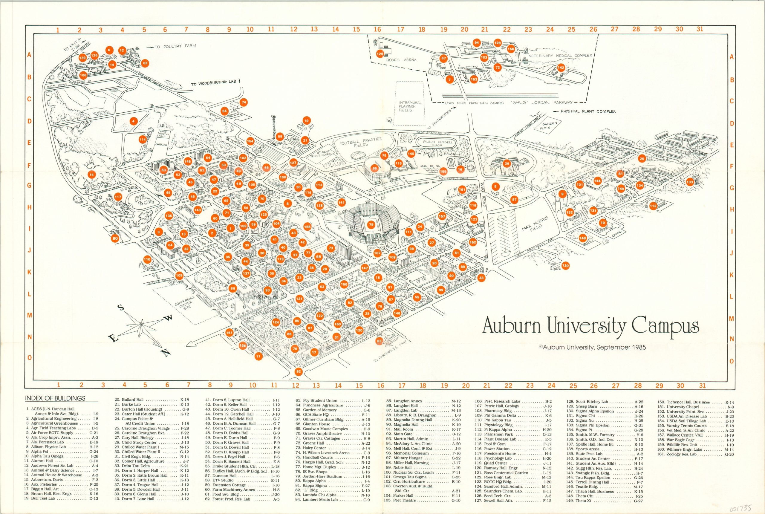 Auburn University Campus Curtis Wright Maps Auburn University Campus Curtis Wright Maps