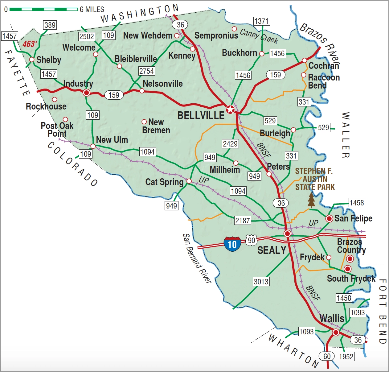 Austin County TX Almanac Austin County TX Almanac