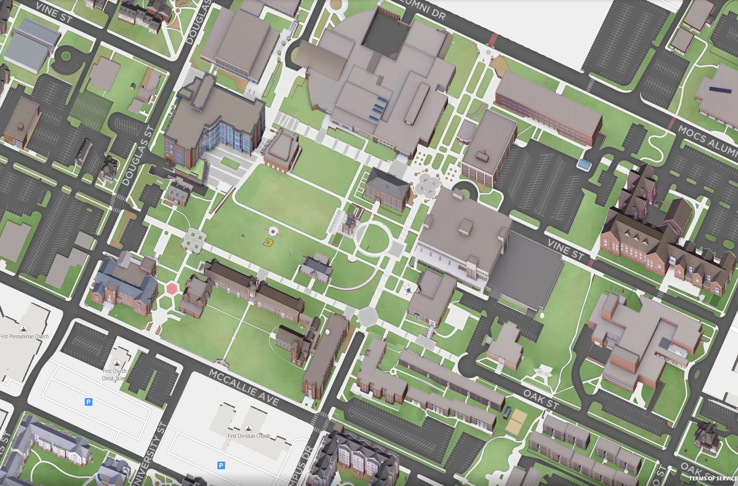 utc campus map