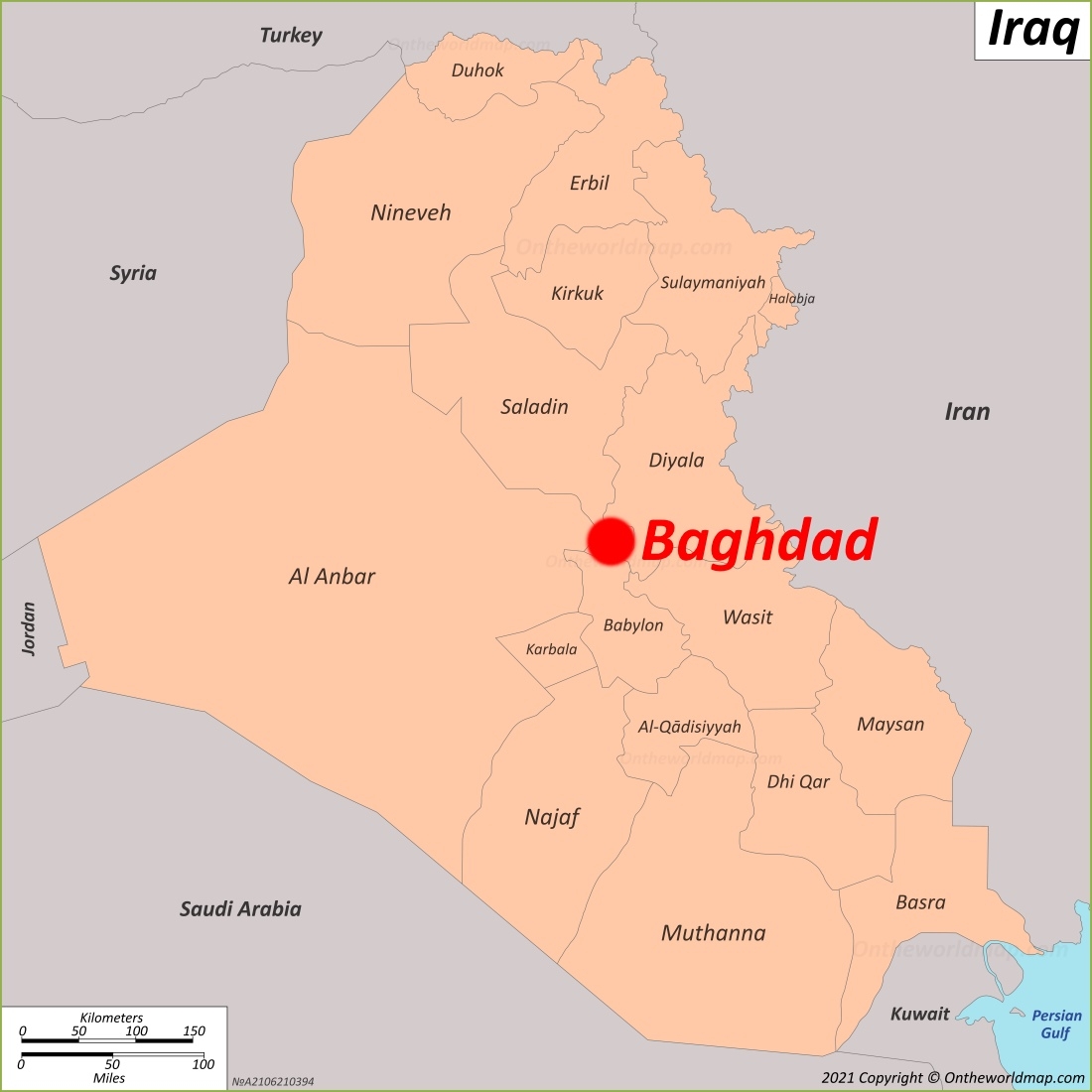 Baghdad Map Iraq Detailed Maps Of Baghdad