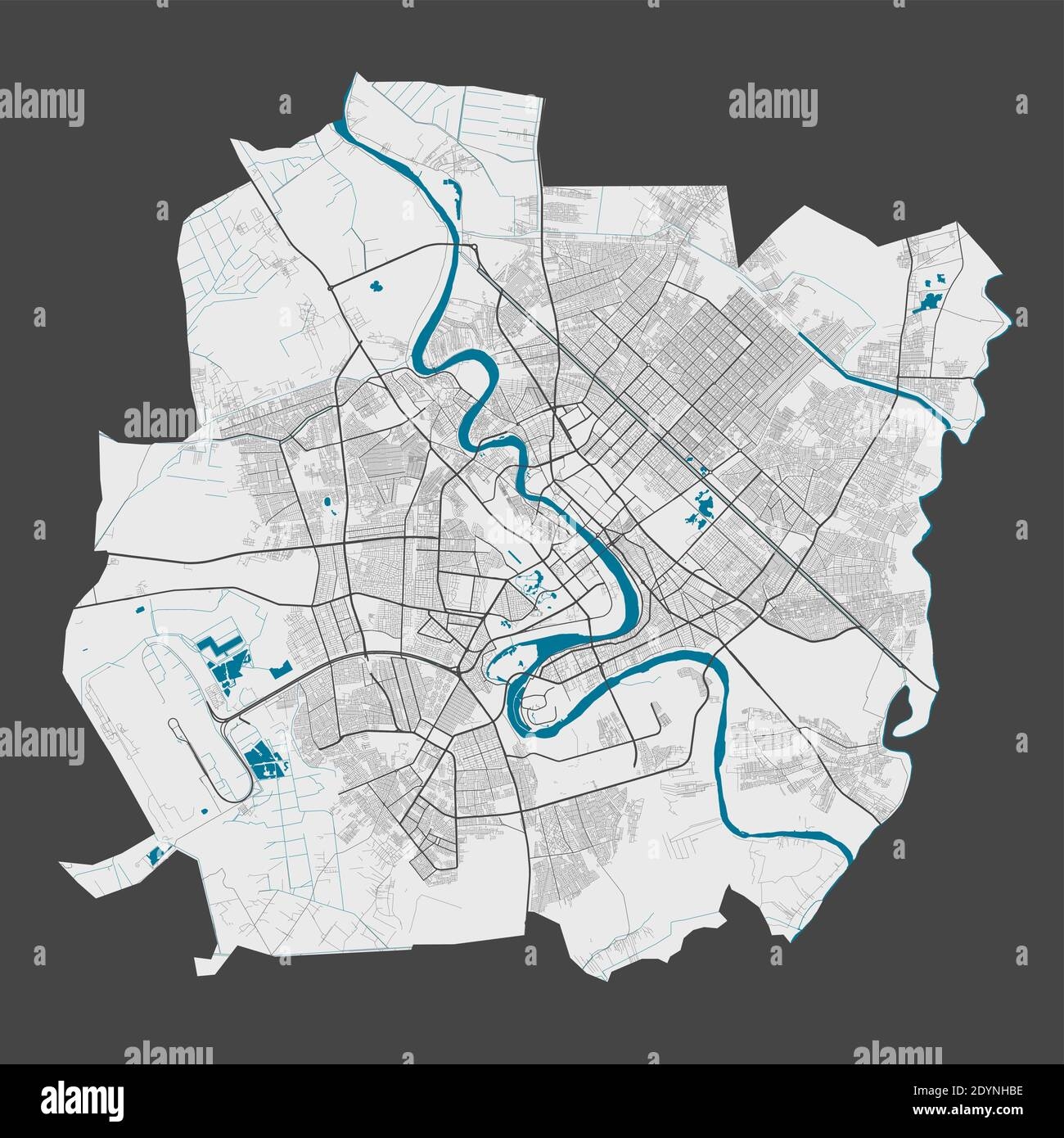 city map of baghdad