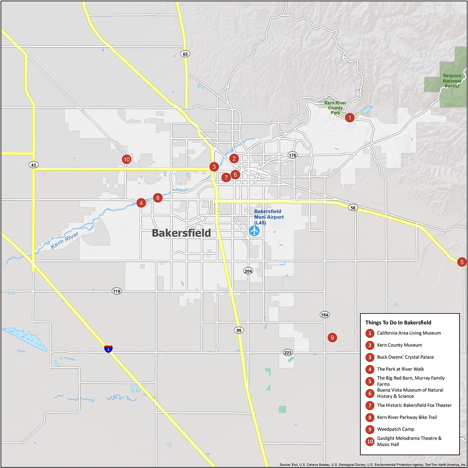 Bakersfield Map California GIS Geography Bakersfield Map California GIS Geography