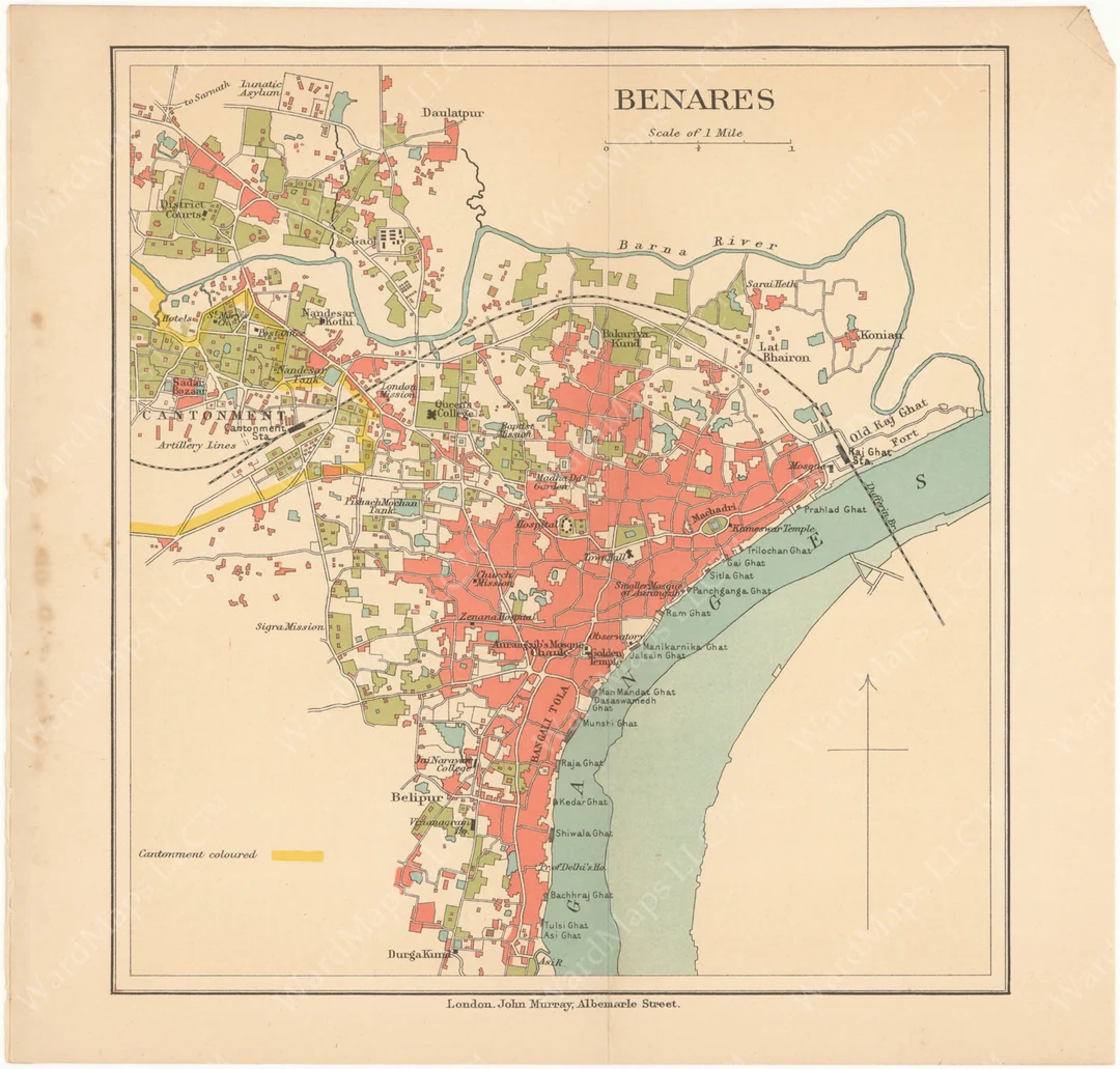 map varanasi city map varanasi city