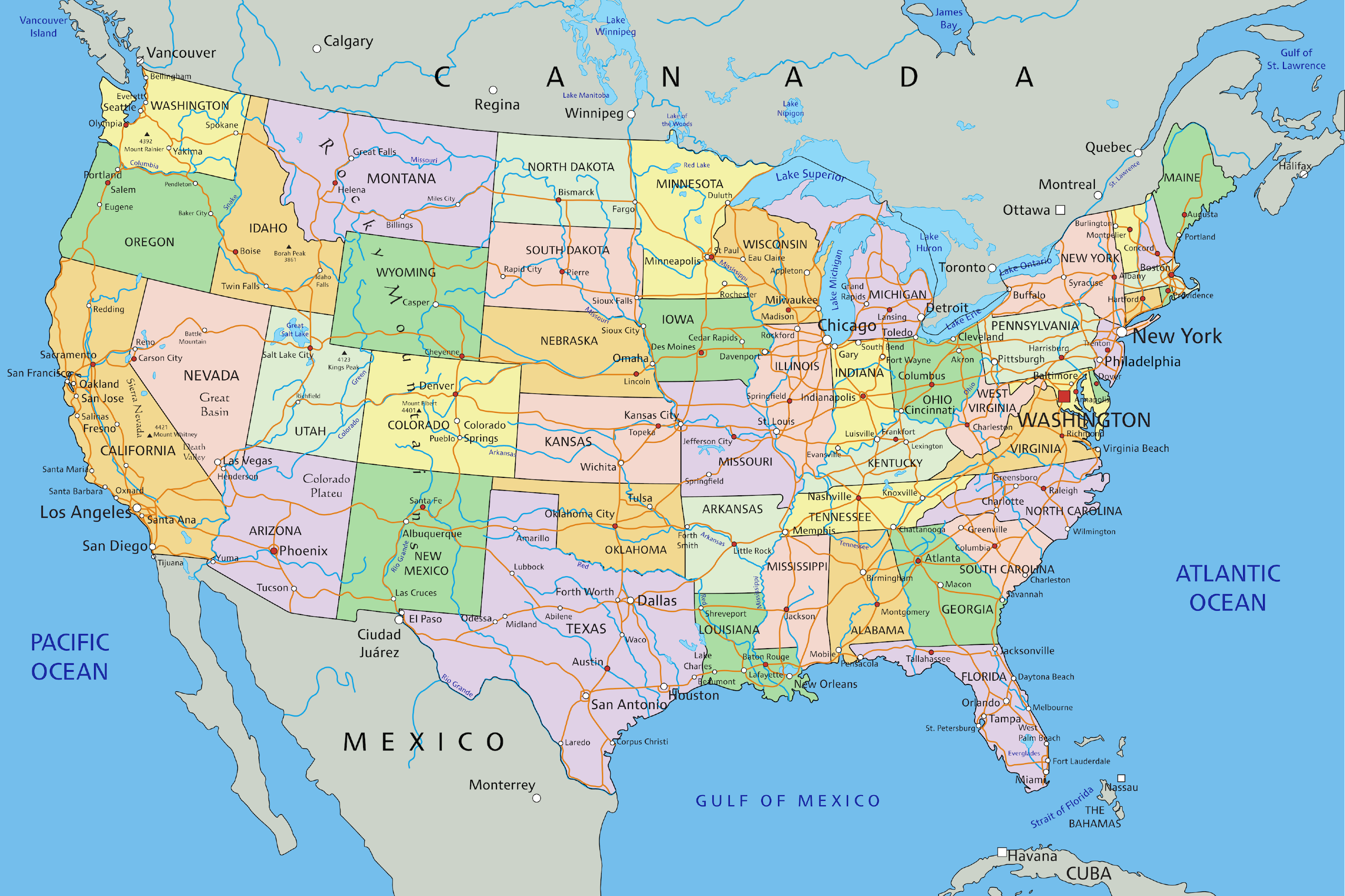 Biggest Cities In The US Mappr