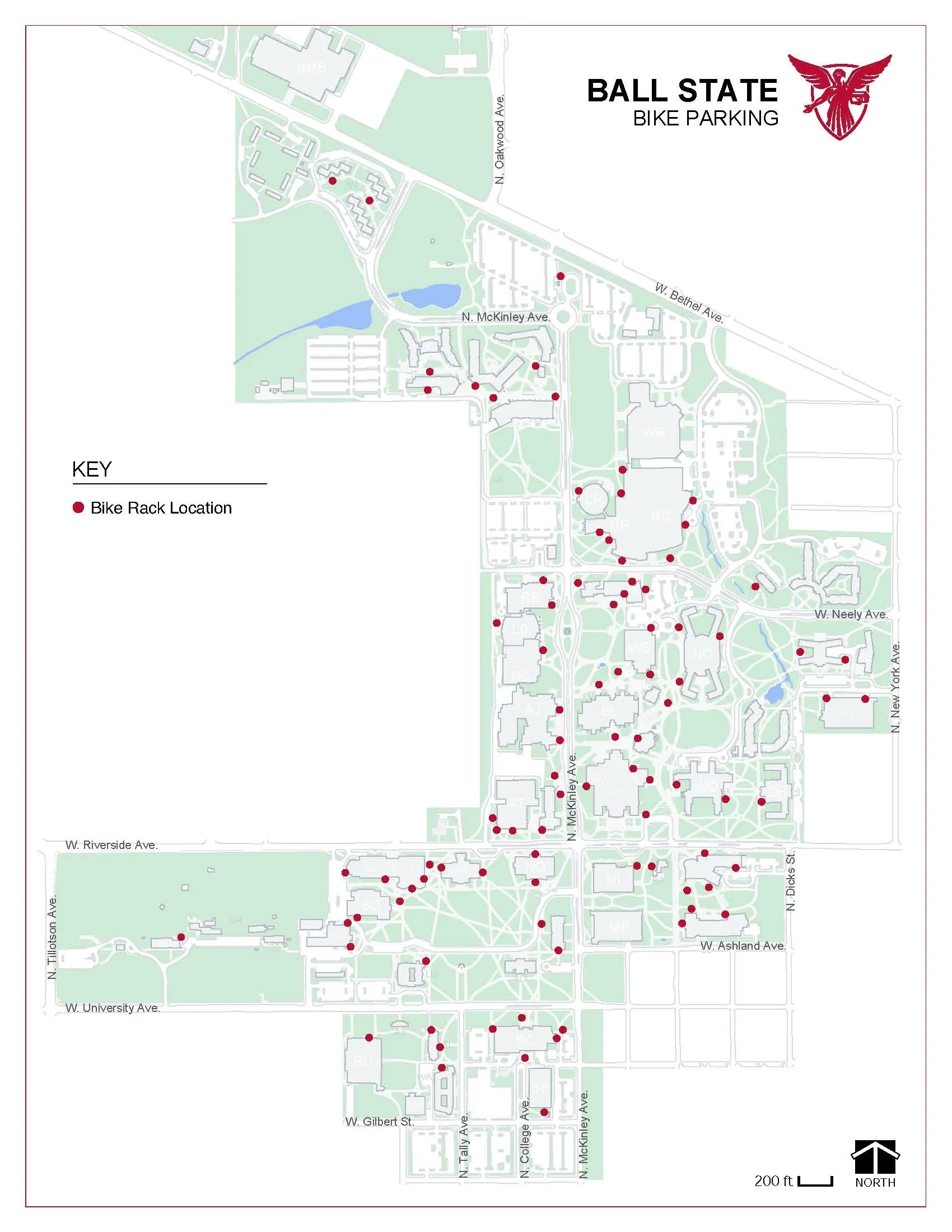 Bike And Walking Maps Ball State University Bike And Walking Maps Ball State University