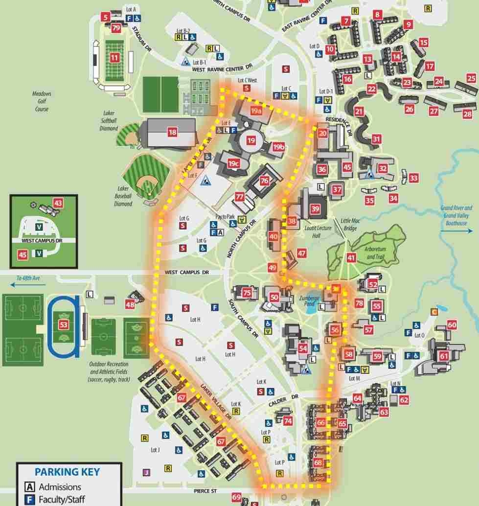 Biking And Walking Routes Recreation Wellness Outdoor Adventures Grand Valley State University