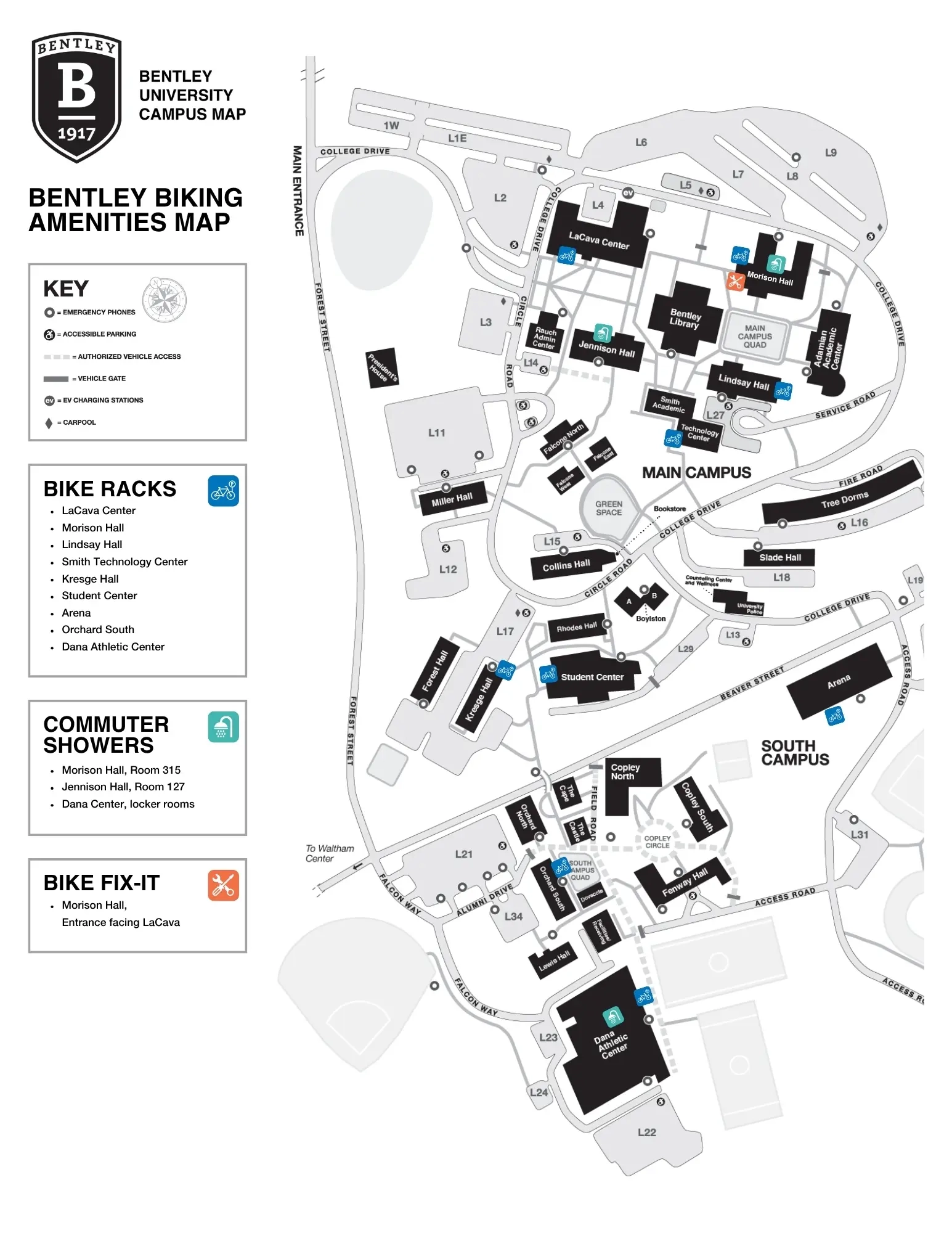 Biking Bentley University Biking Bentley University
