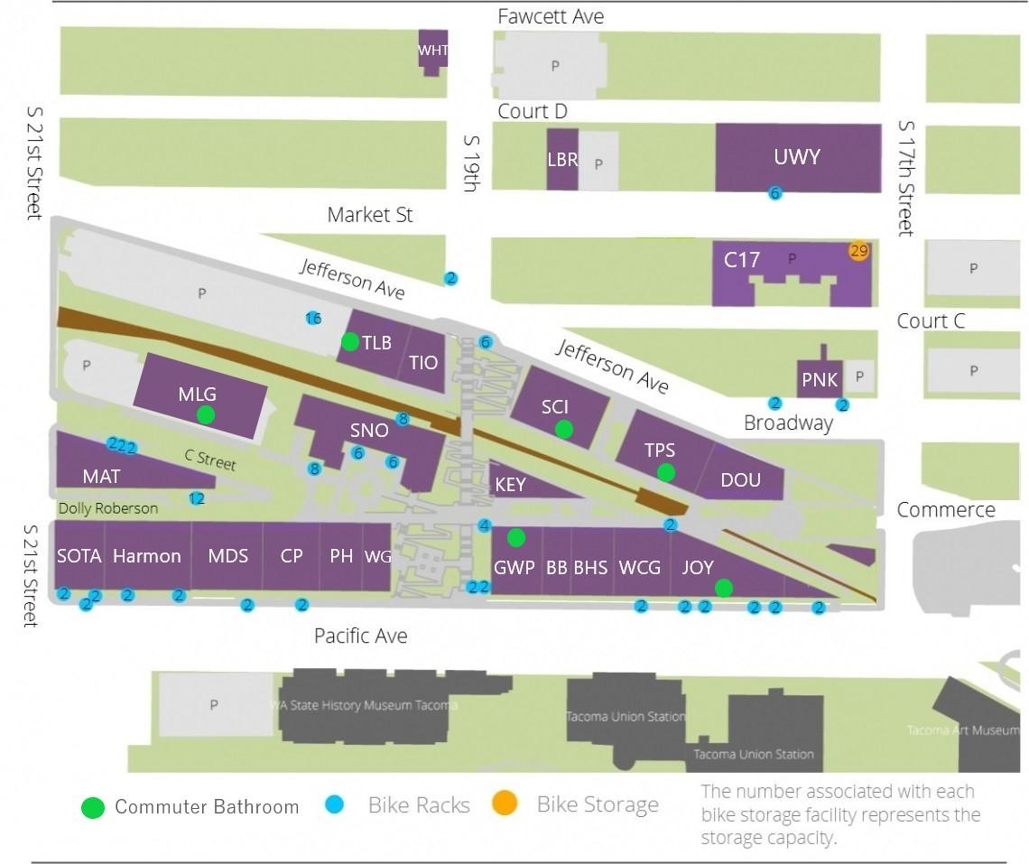 Biking Walking Transportation Services University Of Washington Tacoma