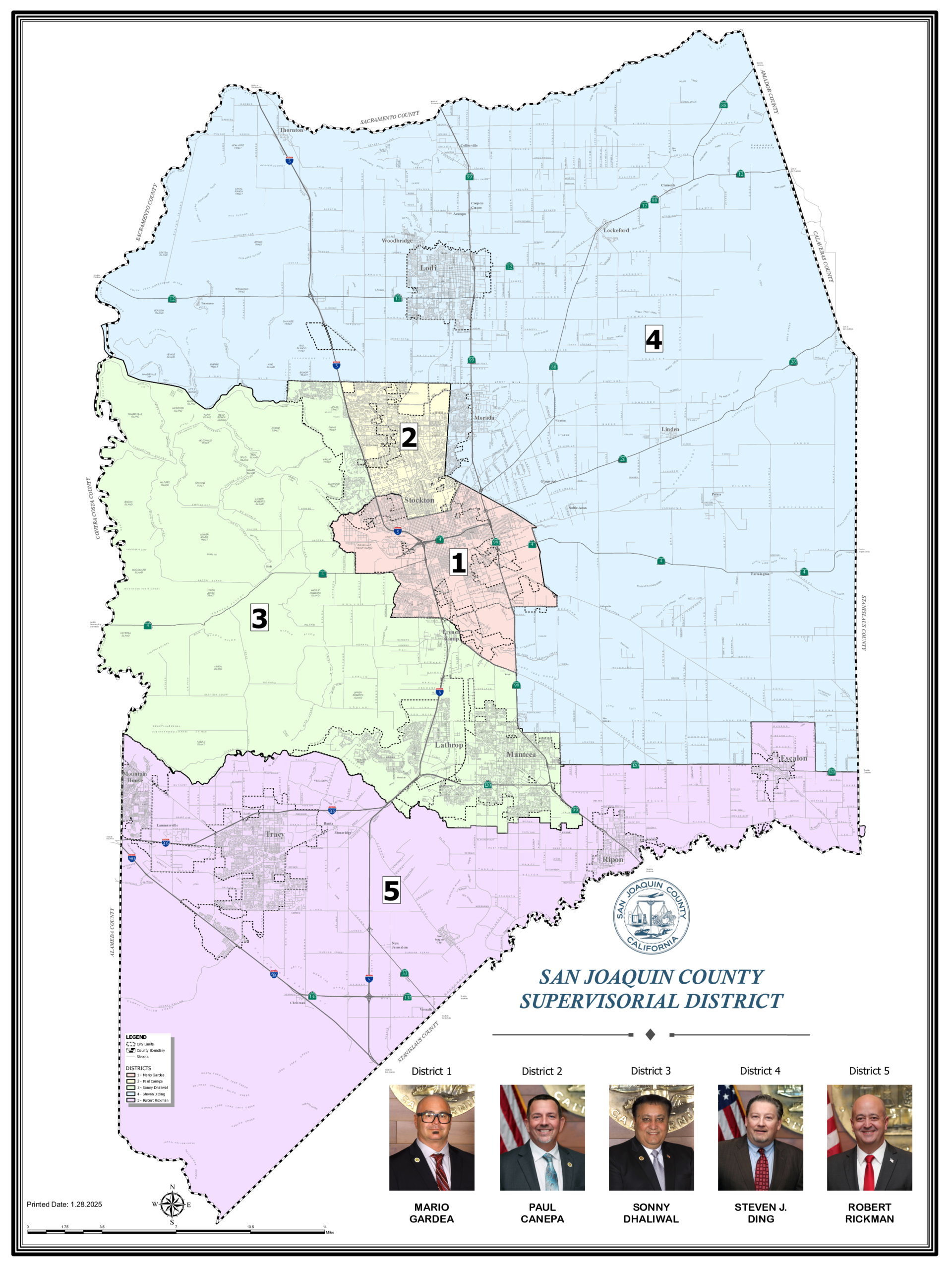 san joaquin county california map