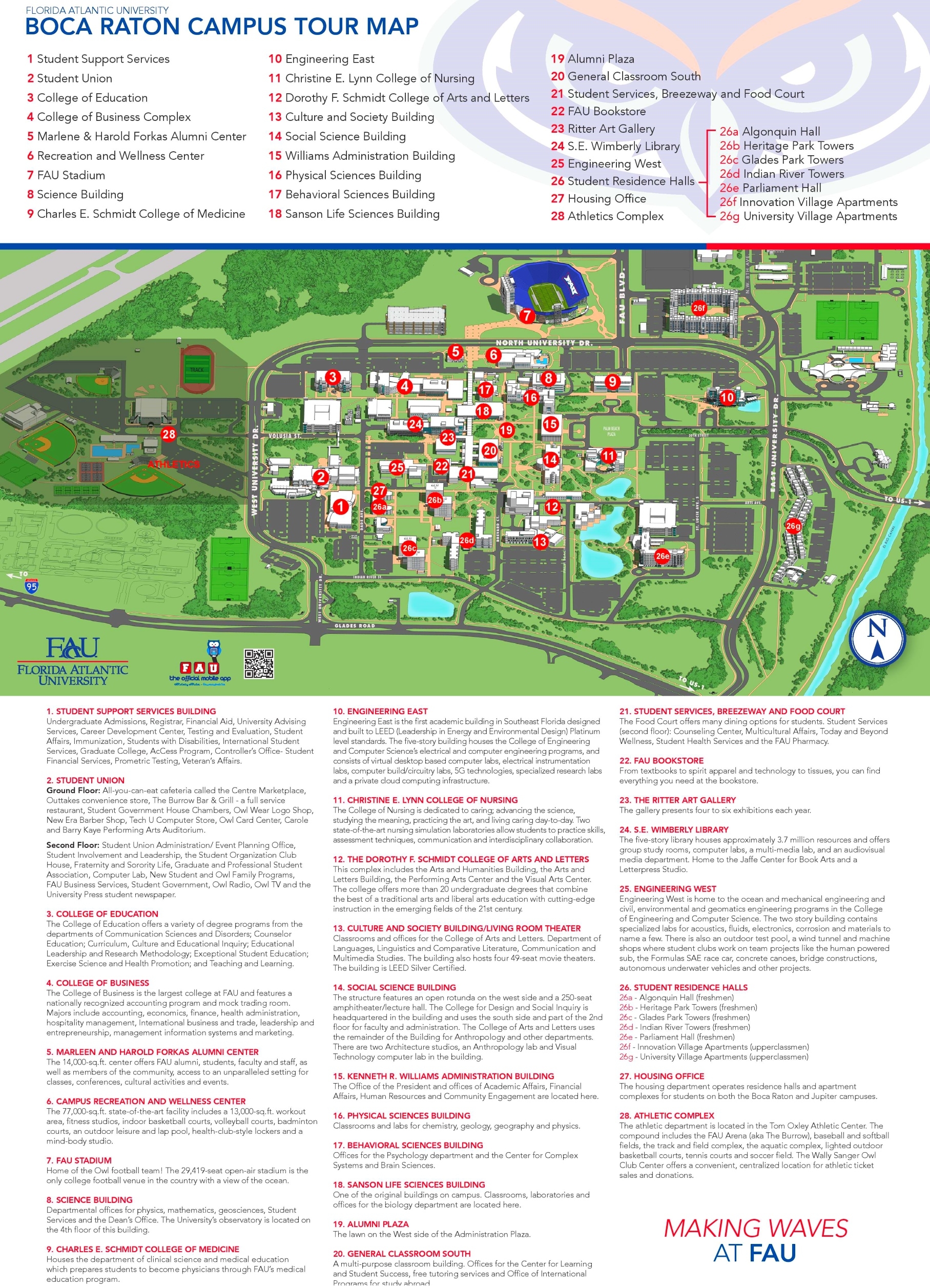 campus map fau campus map fau