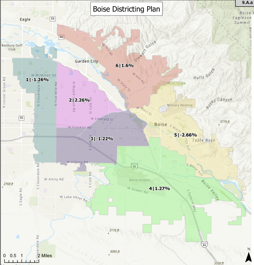 Boise City Council To Take Feedback On New District Map Boise State Public Radio Boise City Council To Take Feedback On New District Map Boise State Public Radio