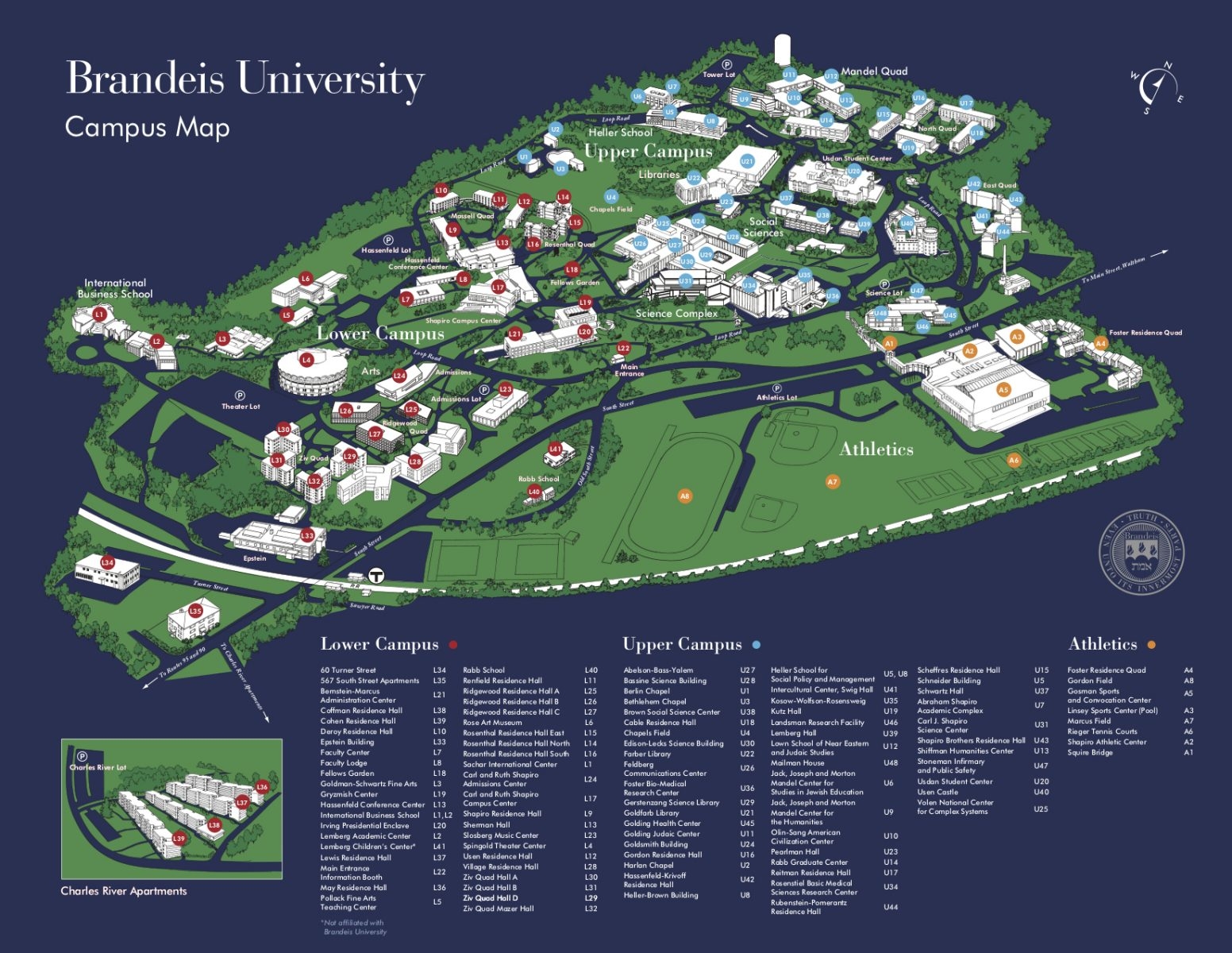 Brandeis University A Product Of Postwar Campus Planning Postwar Campus