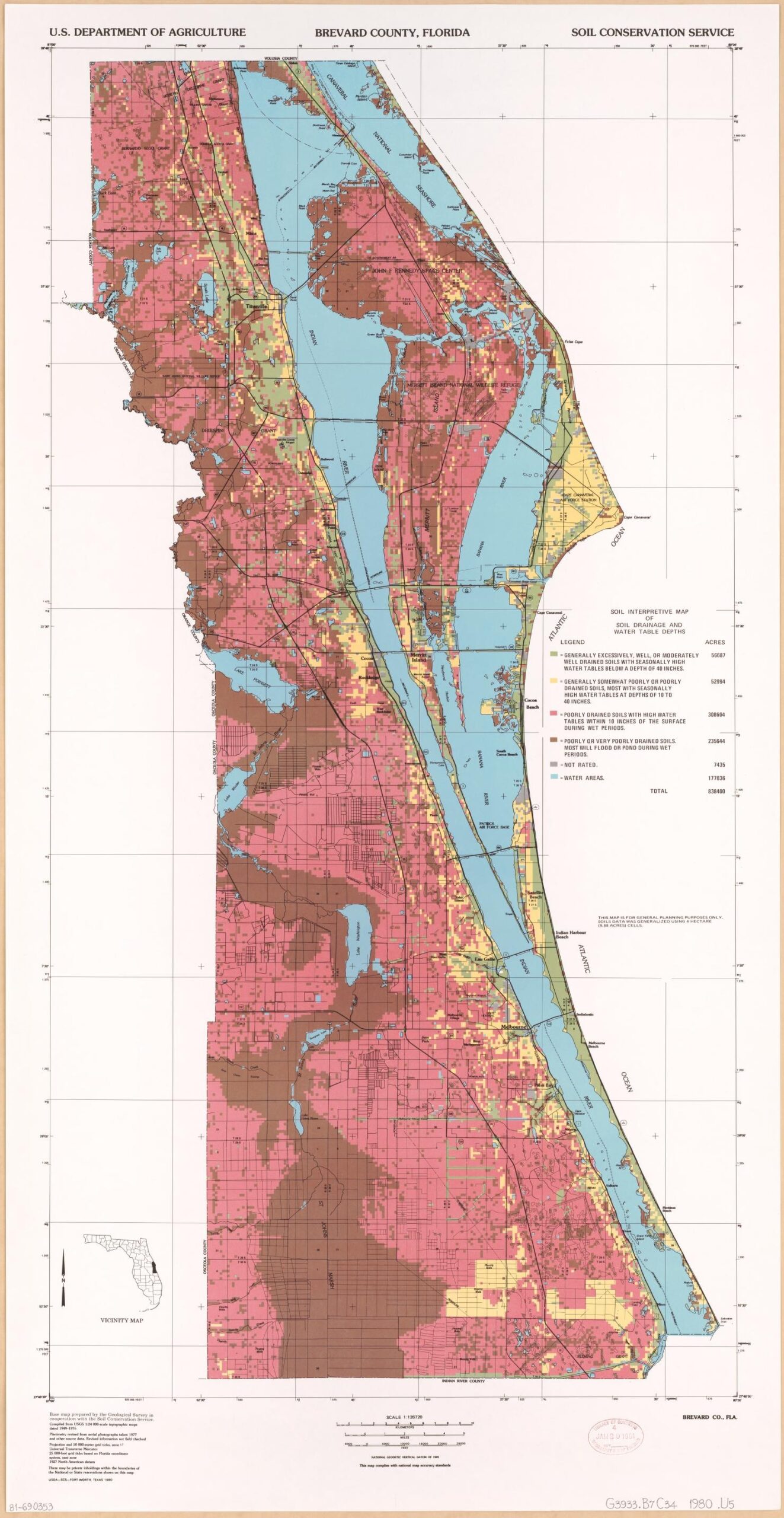 map of brevard county fl