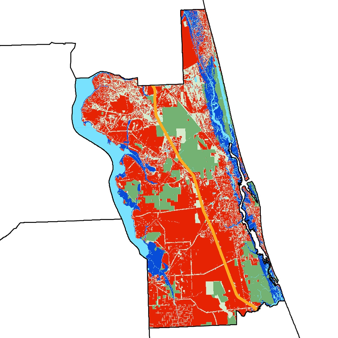 Brevard County FLUM Maps Sea Level 2040